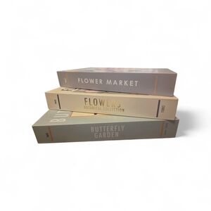 Target Pastel Floral Storage Boxes - Lavender, Cream, Sage